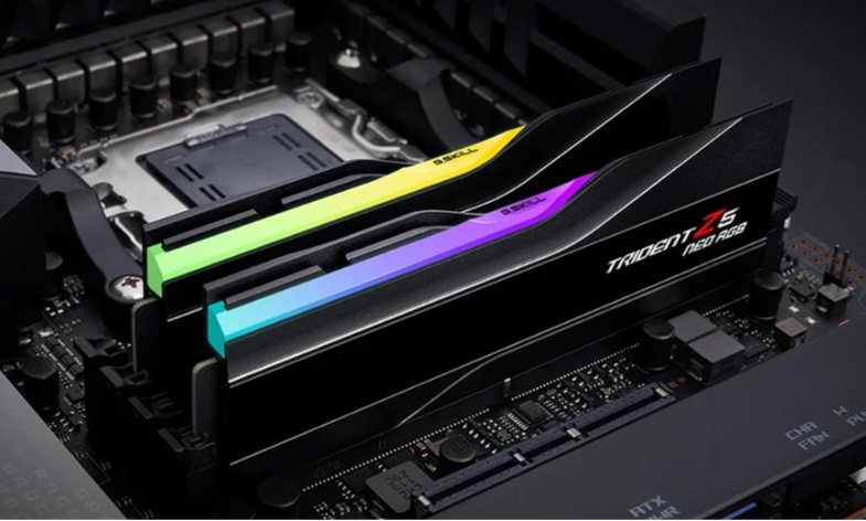 Ram desktop GSKill Trident Z5 Neo RGB BLACK 64GB (2x32GB) DDR5 6000 Mhz (F5-6000J3040G32GX2-TZ5NR)