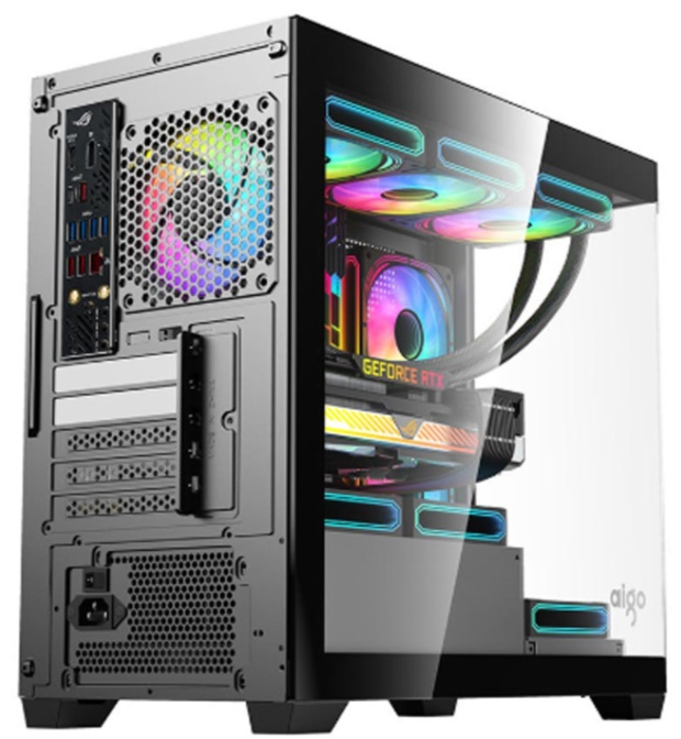 Vỏ máy tính Aigo C218M (MATX - 6 Fan RGB)