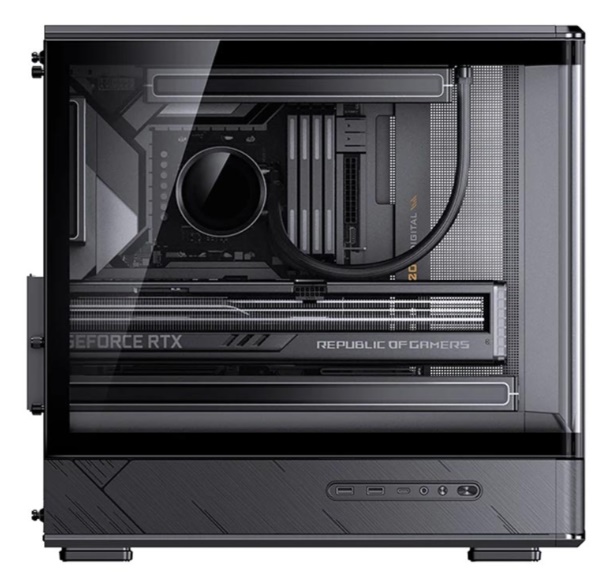 Vỏ máy tính JONSBO D200 Black (Mid Tower/ M-ATX/ Đen) 