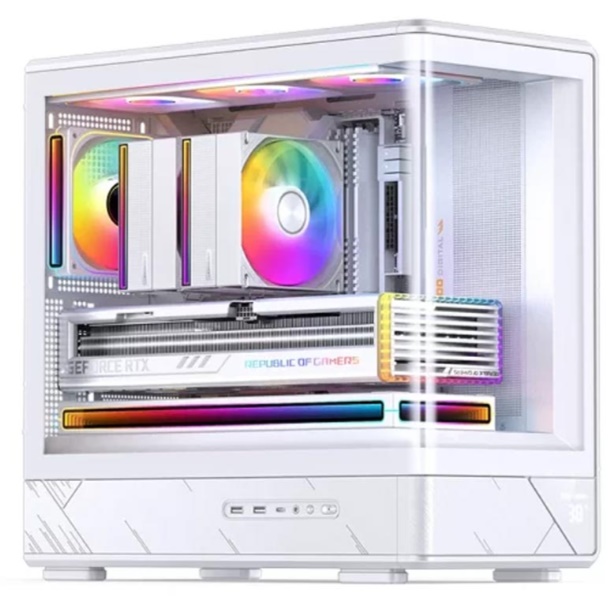 Vỏ máy tính JONSBO D200 White (Mid Tower/ M-ATX/ Trắng) 