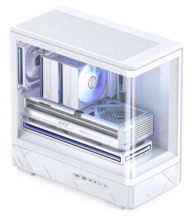 Vỏ máy tính JONSBO D200 White (Mid Tower/ M-ATX/ Trắng) 