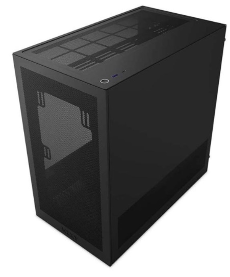 Vỏ máy tính NZXT H3 FLOW ALL BLACK (M-ATX/ Đen)
