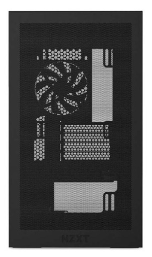 Vỏ máy tính NZXT H3 FLOW ALL BLACK (M-ATX/ Đen)