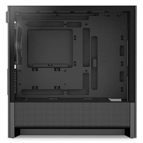 Vỏ máy tính NZXT H3 FLOW ALL BLACK (M-ATX/ Đen)