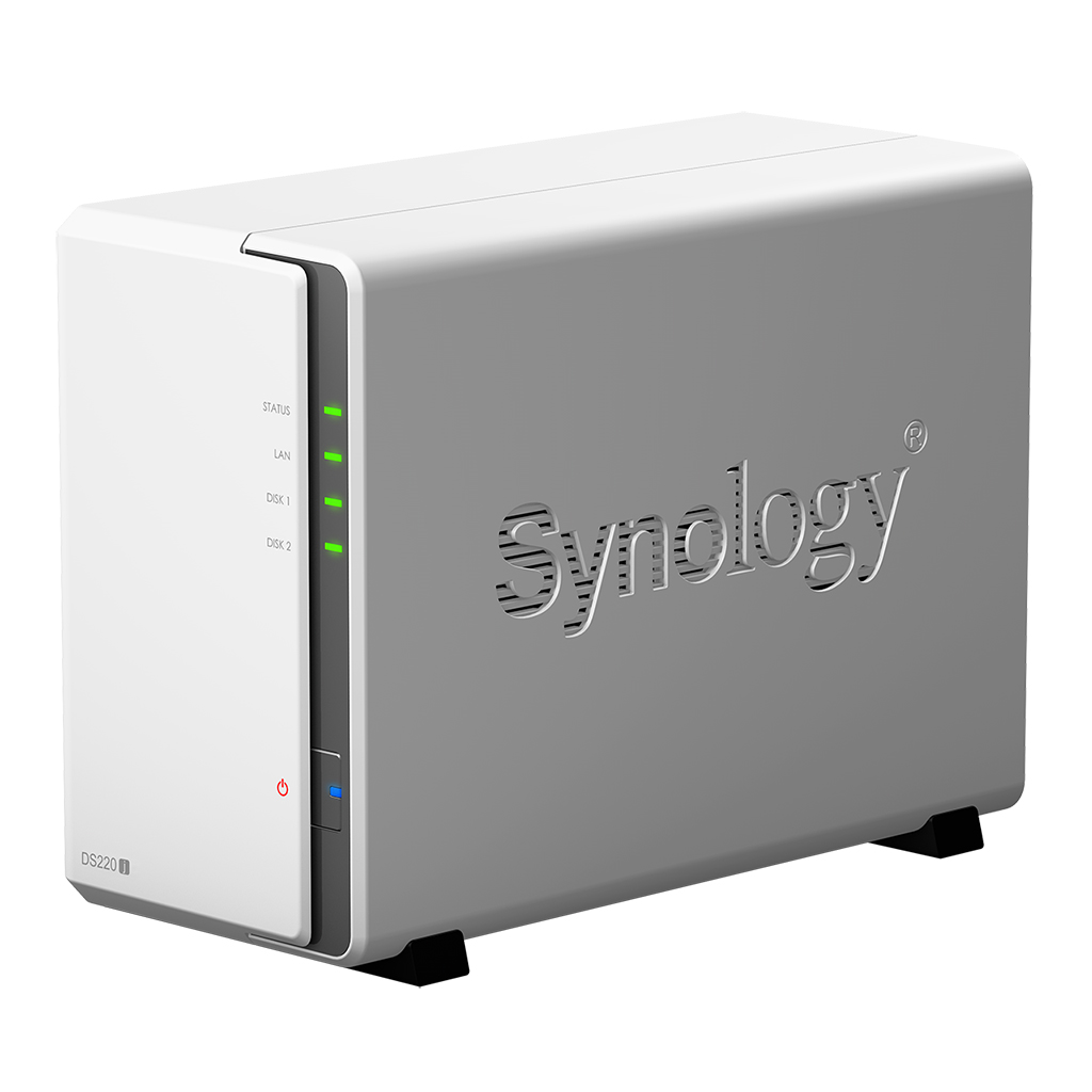 Thiết bị lưu trữ mạng Nas Synology DS220 RTD1296/512Mb/2x6Tb