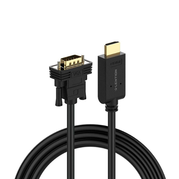 C&aacute;p chuyển Lention HV-1M HDMI sang VGA d&agrave;i 1m