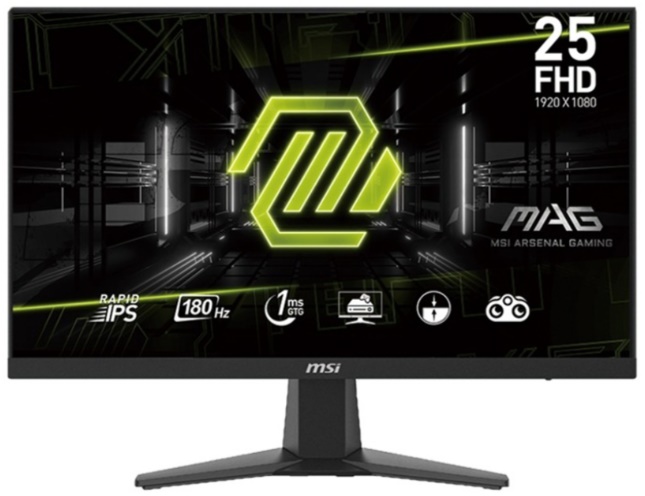 Màn hình gaming MSI MAG 256F (24.5Inch/ Full HD/ 1ms/ 180Hz/ 250cd/m2/ IPS) 