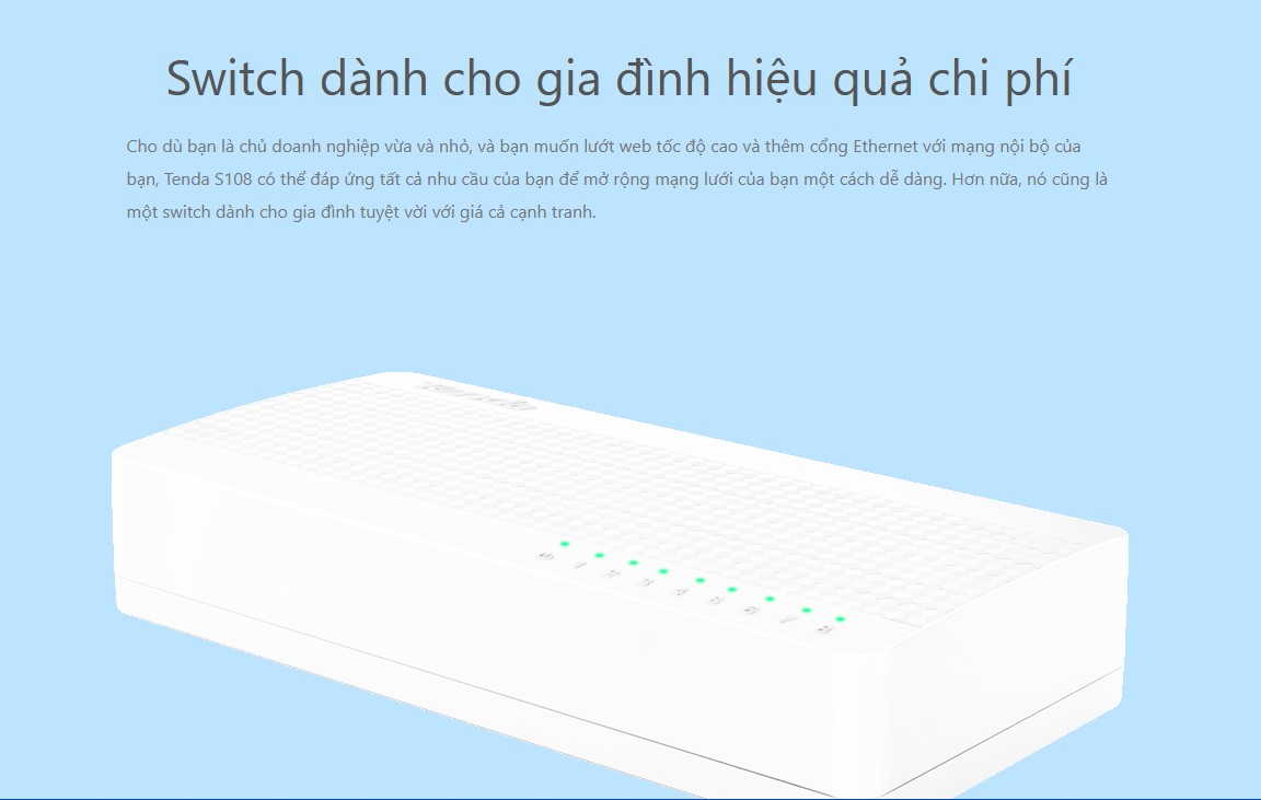 Switch Tenda S108