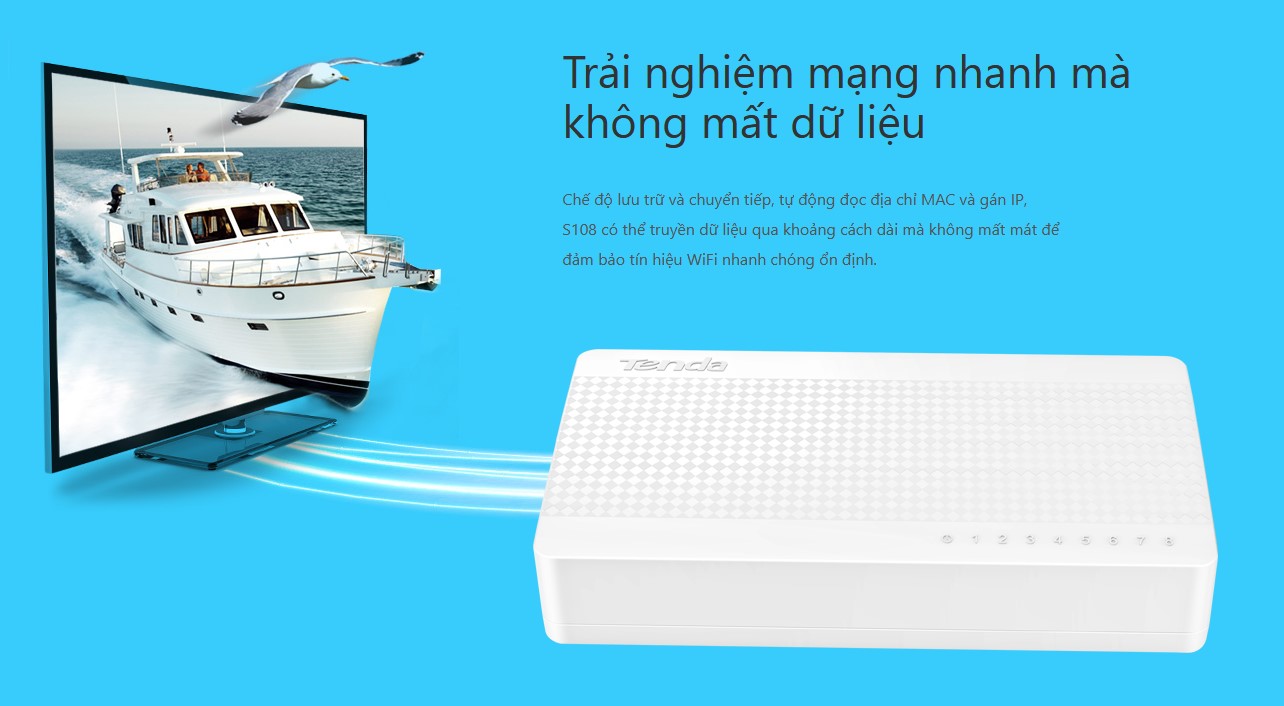 Switch Tenda S108