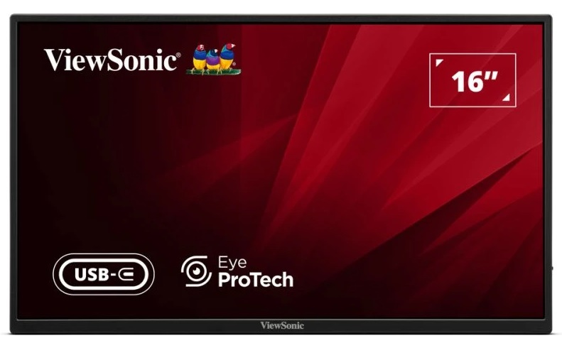 Màn hình di động Viewsonic VA1650 (15.6Inch/ Full HD/ 7ms/ 250cd/m2/ IPS/ Loa/ USB- C)