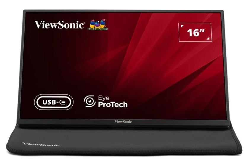Màn hình di động Viewsonic VA1650 (15.6Inch/ Full HD/ 7ms/ 250cd/m2/ IPS/ Loa/ USB- C)