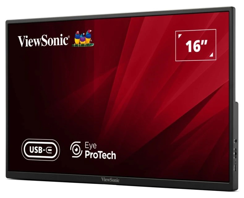 Màn hình di động Viewsonic VA1650 (15.6Inch/ Full HD/ 7ms/ 250cd/m2/ IPS/ Loa/ USB- C)