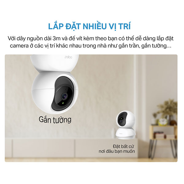 Camera IP Wifi quay 360 độ TP-Link Tapo C200 Full HD