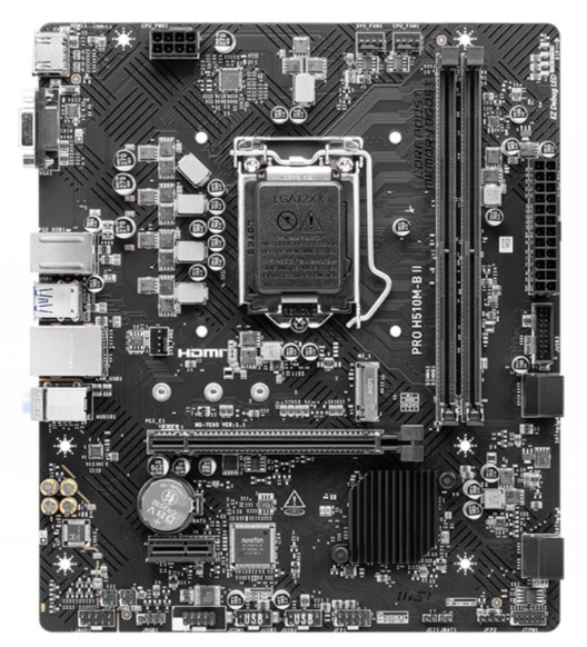Mainboard MSI PRO H510M-B II (Intel H510/ Intel LGA 1200/ M-ATX/ 2 khe ram) 