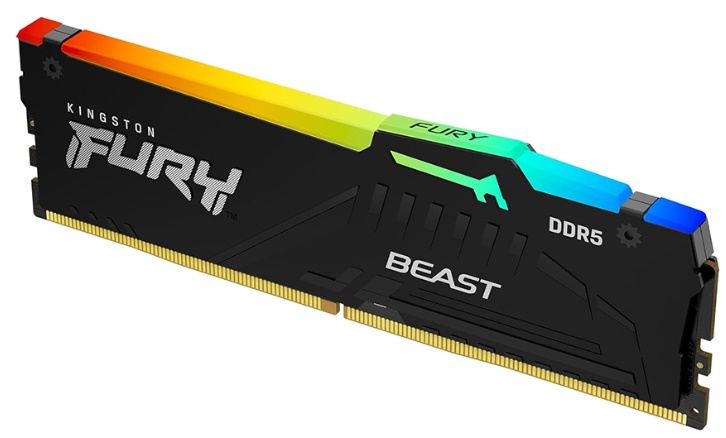 Ram desktop Kingston Fury Beast Black RGB EXPO 16GB DDR5 6000MHz (KF560C36BBE2A-16WP)