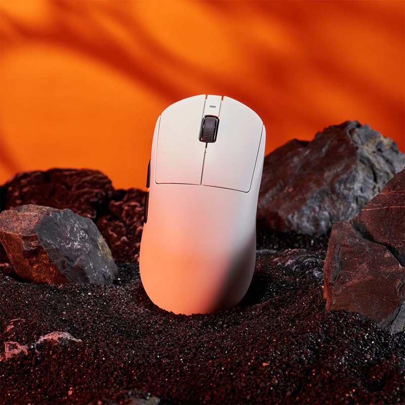 Chuột Gaming không dây ATK A9 SE Tri-mode Nearlink White (Bluetooth/Wireless/Pin sạc)