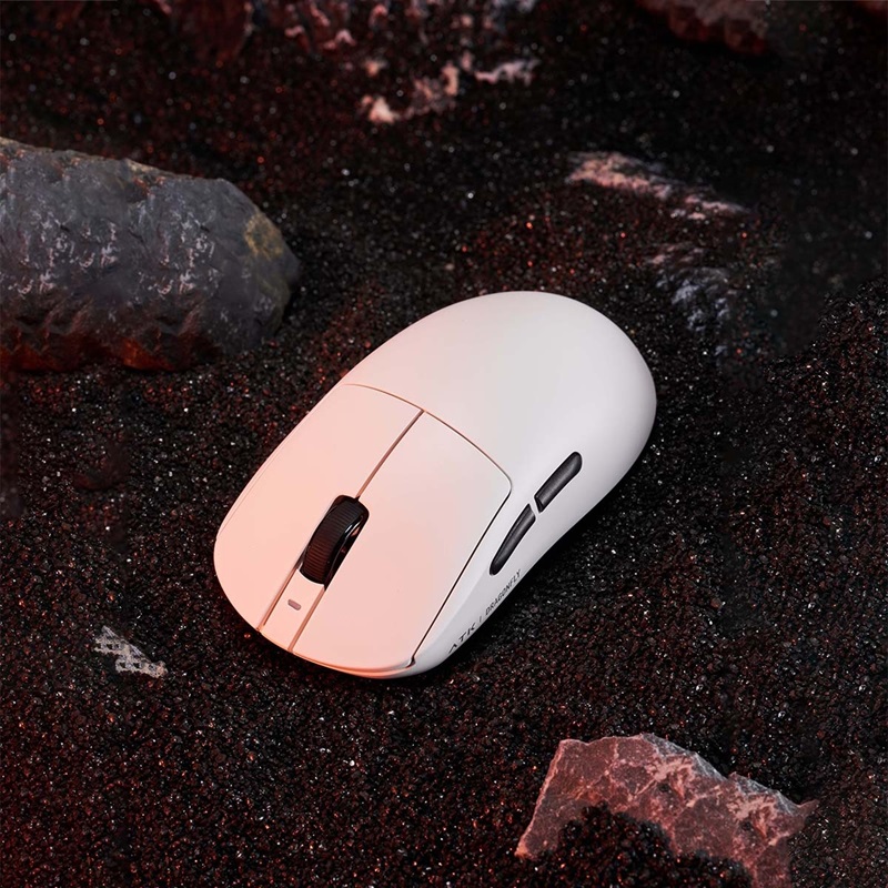 Chuột Gaming không dây ATK A9 SE Tri-mode Nearlink White (Bluetooth/Wireless/Pin sạc)