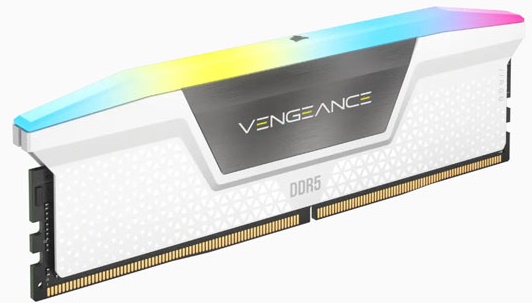 Ram desktop Corsair Vengeance RS RGB White 32GB (2x16GB) DDR5 5200Mhz (CMH32GX5M2B5200C40W)