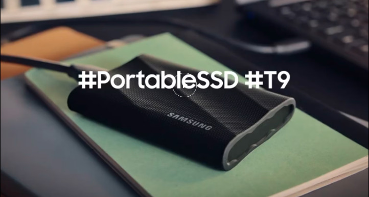 Ổ cứng di động SSD Samsung T9 Portable 2Tb MU-PG2T0B/WW