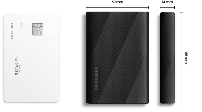 Ổ cứng di động SSD Samsung T9 Portable 2Tb MU-PG2T0B/WW