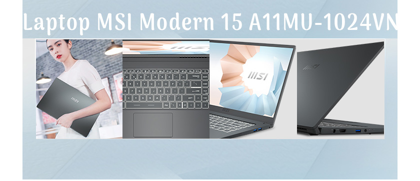 Máy tính xách tay MSI Modern A11MU-1024VN 
