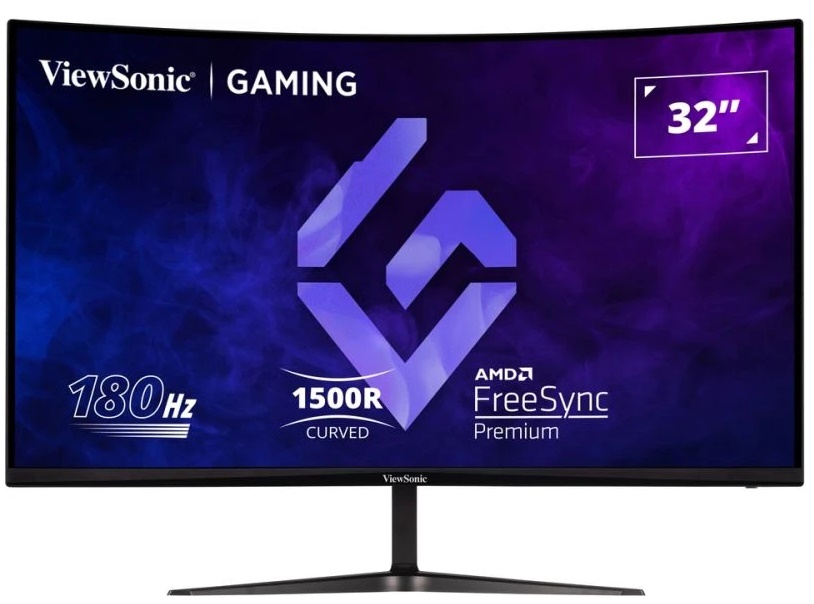 Màn hình gaming cong Viewsonic VX3218-PC-MHD (31.5 Inch/ Full HD/ 1ms/ 180Hz/ 300cd/m²/ VA/ Tích hợp loa)