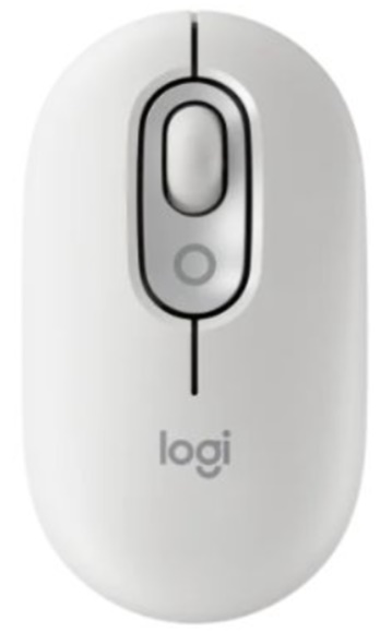 Chuột không dây Logitech POP Emoji (Bluetooth/Wireless/ Trắng)