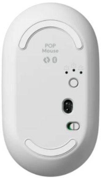 Chuột không dây Logitech POP Emoji (Bluetooth/Wireless/ Trắng)