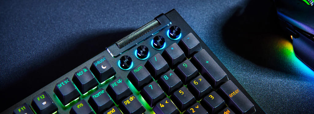 Bàn Phím Cơ Razer BlackWidow V4 Yellow Switch 