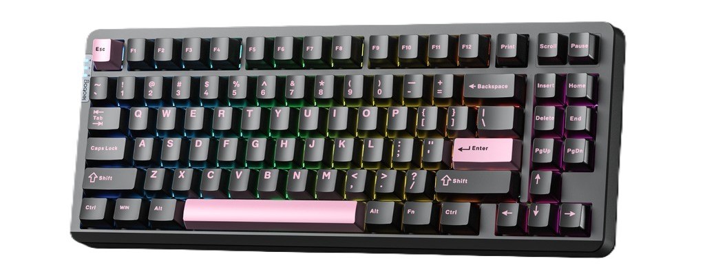 Bàn phím cơ LEOBOG Hi86 Đen hồng Star Vector switch