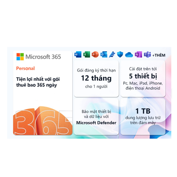 Phần mềm Office Microsoft 365 Personal ESD EP2-32313