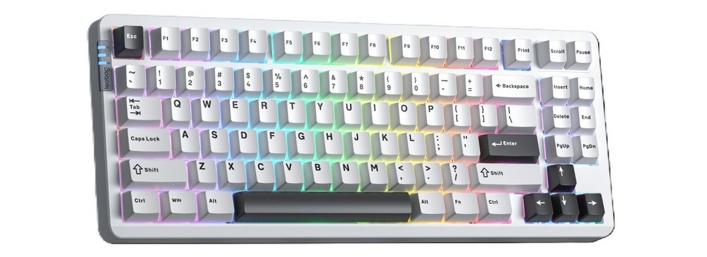 Bàn phím cơ LEOBOG Hi86 Trắng đen Nimbus V3 switch