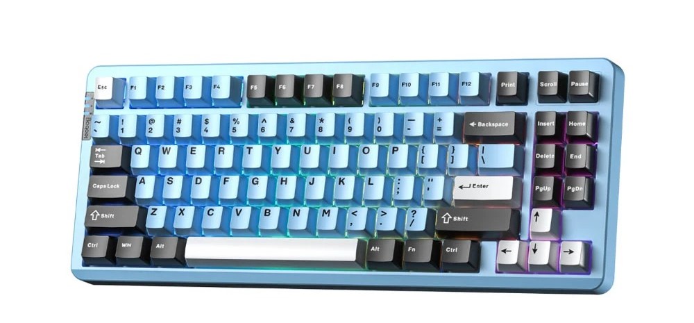 Bàn phím cơ LEOBOG Hi86 Đen+Xanh dương+Trắng Nimbus V3 switch