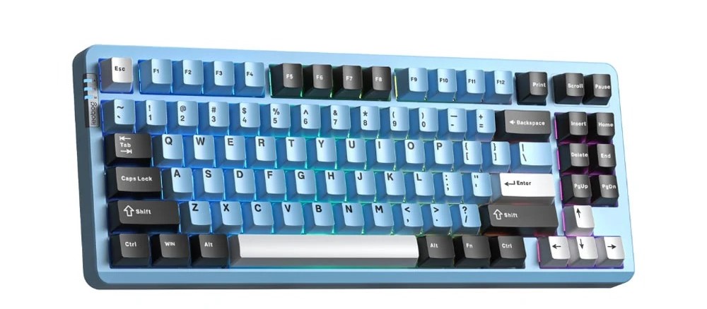 Bàn phím cơ LEOBOG Hi86 Đen+Xanh dương+Trắng Nimbus V3 switch