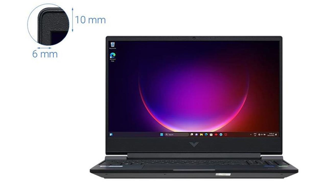 Laptop HP Gaming Victus 15-fa2732TX B85LPPA (i5 13420H/ 16GB/ 512GB SSD/ RTX 4050 6GB/ 15.6 inch FHD/ 144Hz/ Win11/ Black) (ID: 59754)