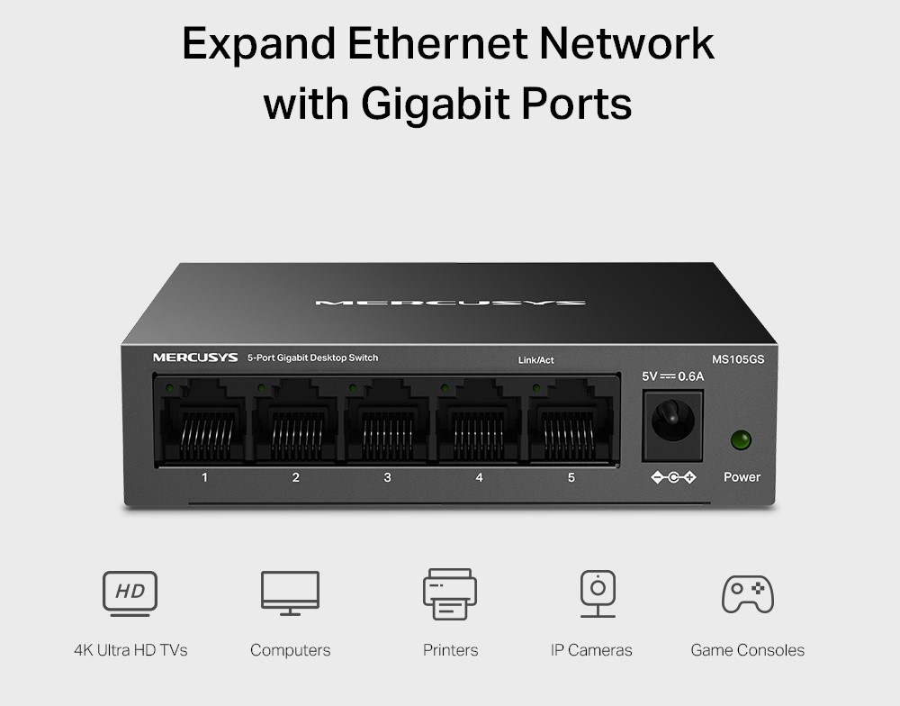 Switch Mercusys MS105GS