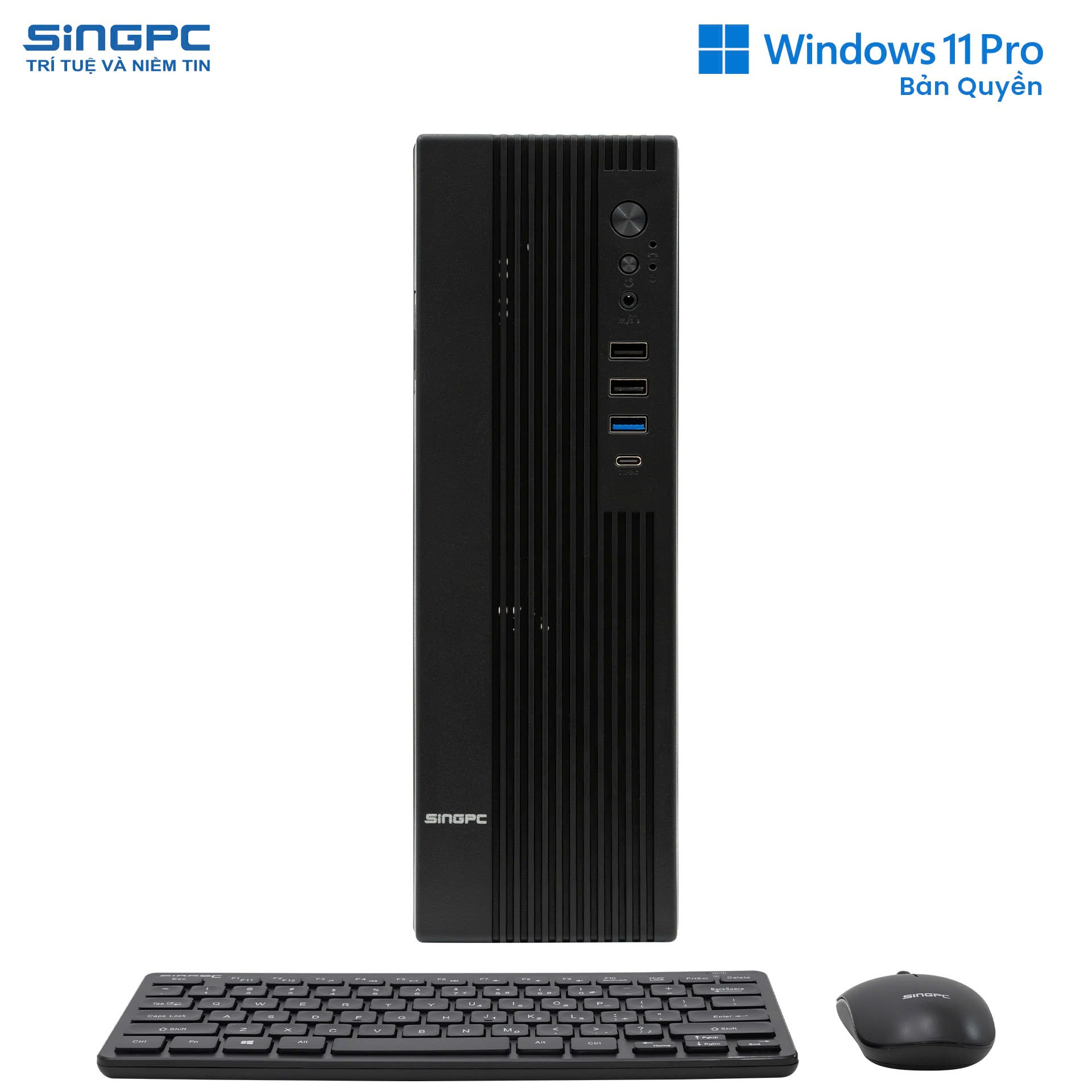 PC SingPC R333M4802F-W (R3 3200G/ 8GB/ 256Gb SSD/ Key/ Mouse/ Win 11 Pro)