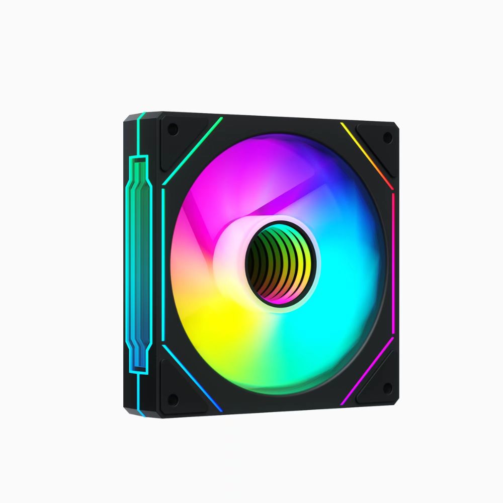 Quạt case KENOO ESPORT RGB INF1 (Fan12) - M&agrave;u Đen