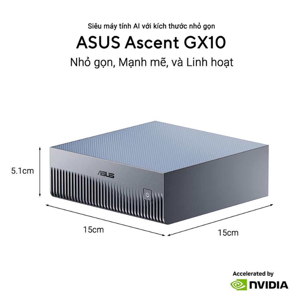 Mini PC Asus NUC AI Ascent GX10 GX10-GG0036BN (NVDIA GB10 with 128GB RAM/ 128Gb/ 4TB SSD/ NoOS/ 3Y)