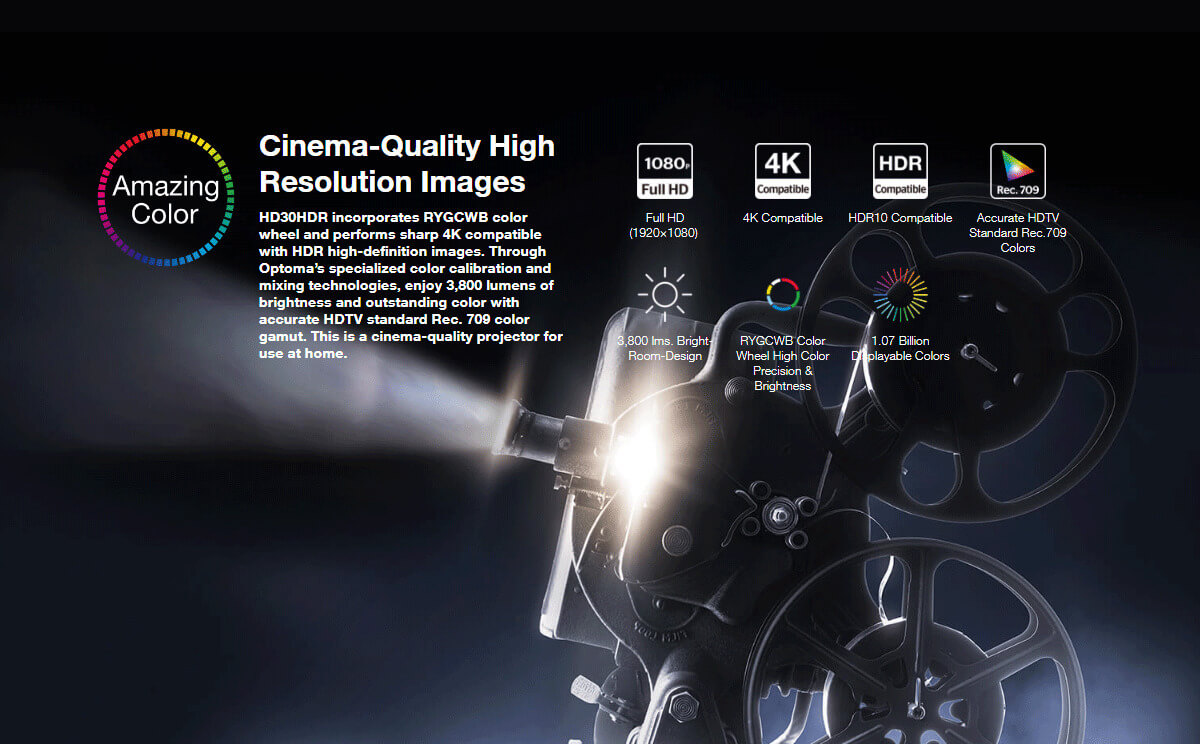 Máy chiếu đa năng Optoma HD30HDR