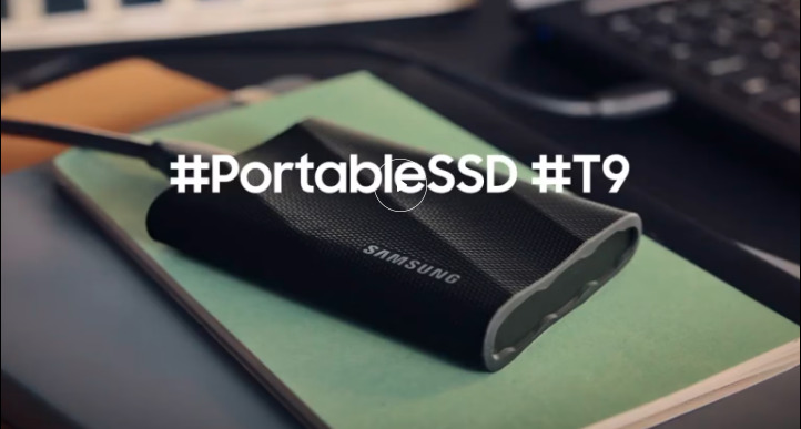 Ổ cứng di động SSD Samsung T9 Portable 1Tb MU-PG1T0B/WW