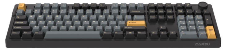 Bàn phím cơ không dây Dareu EK106 Pro Triple Mode Black Golden DareU Cloud switch (Bluetooth/Wireless/ LED RGB)