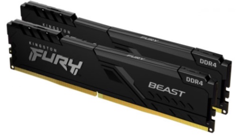 Ram desktop Kingston FURY BEAST (KF432C16BBK2/16) 16GB (2X8GB) DDR4 3200MHZ (