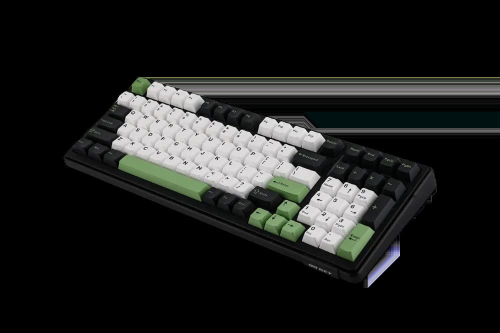 Bàn phím cơ Aula 3 MODE F99 Black + White + Green Whale Sea Switch