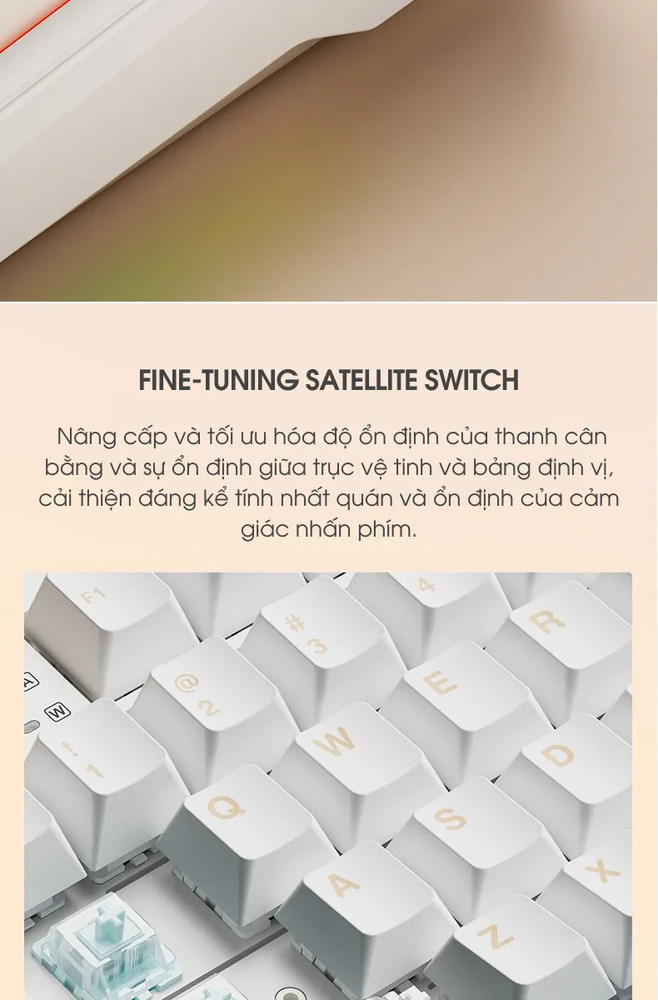 Bàn Phím Cơ Aula F108 Pro 3 Mode Đen Gradient Nimbus Switch