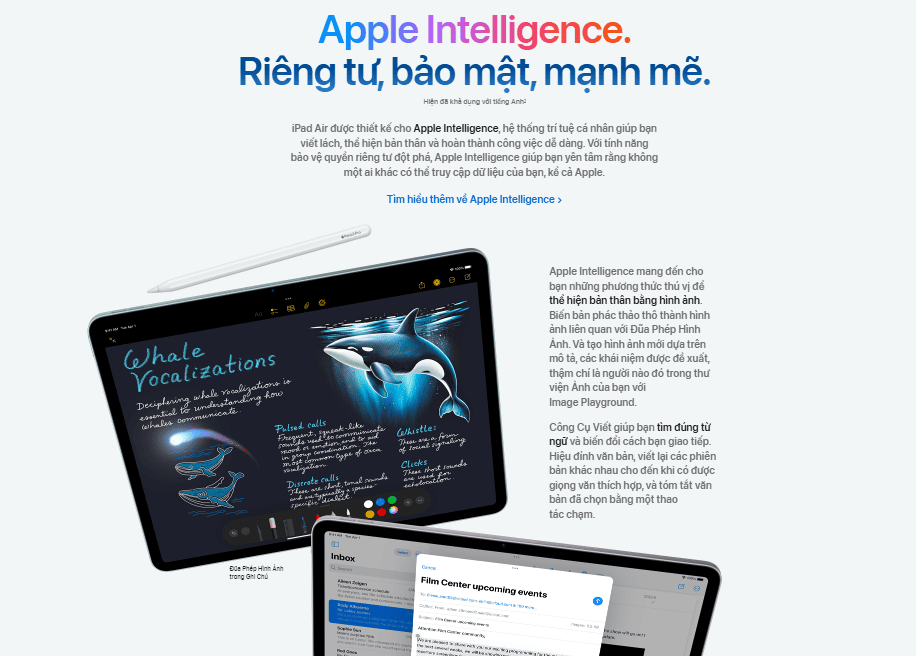 iPad Air M3 11-inch 5G (8GB/256GB/Blue) – Máy tính bảng đẳng cấp dành cho mọi nhu cầu 