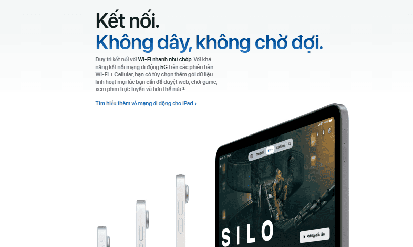 iPad Air M3 11-inch 5G (8GB/256GB/Blue) – Máy tính bảng đẳng cấp dành cho mọi nhu cầu 