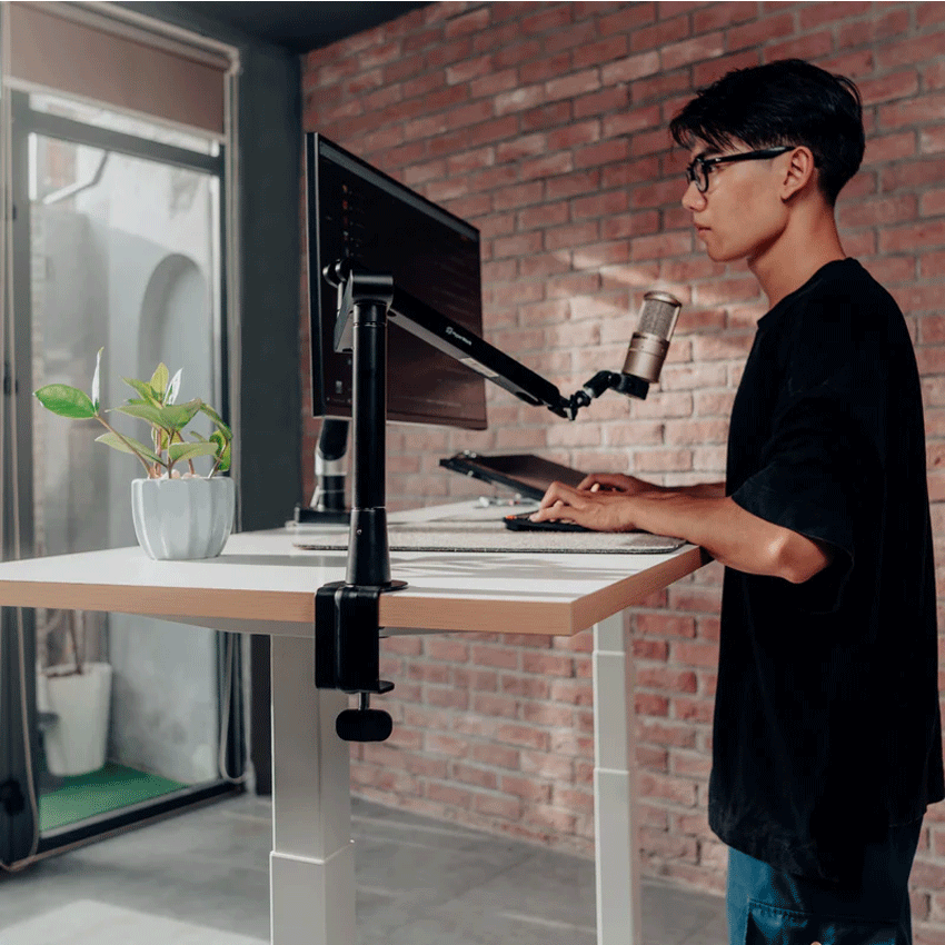 Khung Bàn Nâng Hạ Hyperwork Atlas HPW-DP01-WHT