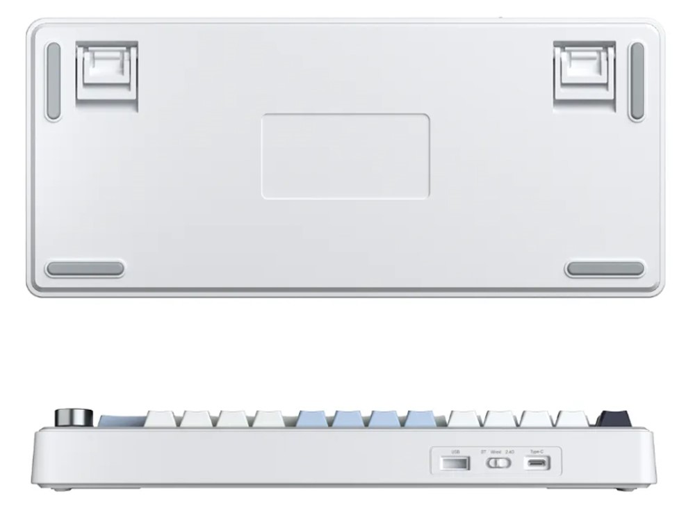 Bàn phím cơ Aula 3 MODE F75 MAX Xanh + trắng + tím đậm Reaper switch