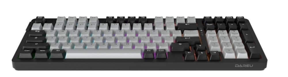 Bàn phím cơ Dareu EK98X Black Grey Optical switch 
